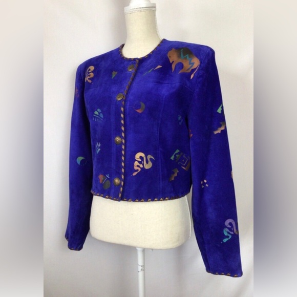 Vintage Char Santa Fe Suede Jacket - Picture 3 of 8